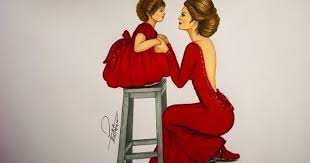 تعليم رسم ازياء رسم فستان لفتاة وطفلة باللون الاحمر youtube drawing illustrations drawings sketches