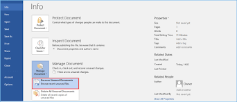 In the navigation pane, click save. 5 Ways To Recover Unsaved Deleted Word Document Windows 10 Easeus