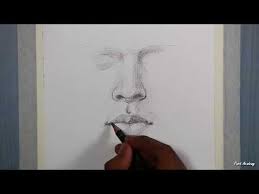 How To Shade Nose Lips Step By Step In Pencil Pencil Drawing Techniques Youtube Drawingtutorials D Pencil Drawings How To Shade Pencil Drawing Tutorials