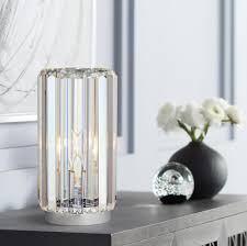 Table Lamps Caledan 10 1 2 High Crystal Accent Table Lamp Crystal Table Lamps Table Lamp Lamp