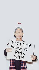Bts lockscreen wallpaper dont touch my phone. Rm Wallpaper Lock Screen Bts Funny Bts Wallpaper Lyrics Iphone Wallpaper Bts