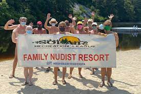 Nudist colony festival part 1 15 min. You Can Leave Your Mask On Nudists Wear Just One Item In Covid Times Wsj