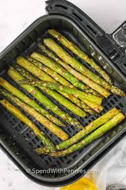 Cook at 400° until asparagus is tender, for about 7 minutes. Air Fryer Asparagus Quick Easy Spend With Pennies