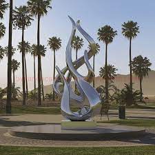 Outdoor Large Modern Art Metal Mirror Polished Abstract Stainless Steel Garden Sculpture China Stainless Steel Sculpture And Abstract Statue Price Made In China Com