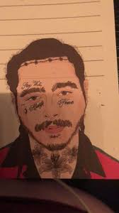My sister for me these awesome Posty Notes and I was looking at them last  night thinking hmm his neck tattoo isn't right...and then I ventured to  notice that they are ALL