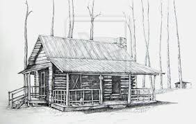 Deviantart More Like Byrd Chasin Cabin By Nancyzurenda Cabin Art Barn Drawing Pencil Drawings