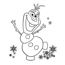 Leuk Voor Kids Kleurplaat Olaf Verheugt Zich Op Anna S Verjaardagsfeest Frozen Coloring Pages Frozen Coloring Snowman Coloring Pages