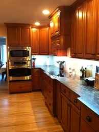 Cherry Cabinets With Black Pulls Cherry Cabinets Kitchen Cherry Cabinets Kitchen Cabinets