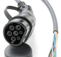 EV Charging cable T2-open end 11kW 5m E-line