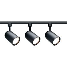 Nuvo Lighting Three Light Bullet Cylinder Track Light Kit In Black Track Lighting Kits Track Lighting Black Track Lighting