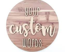 Custom Words Wooden Wood 3d Words Custom Wood Sign Wood Sign Decor Wood Sign W Custom Wood Signs Personalized Wooden Signs Gender Neutral Nursery Decor