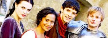 Bossa studios meet colin morgan and katie mcgrath at comic con 2012. Katie Mcgrath With The Rest Of The Merlin Cast Famousfix Com Post