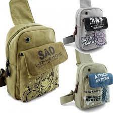 sword art online unbalanced backpack shoulder sling bag