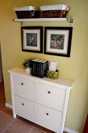 Traditional entryway shelf with hooks. 35 Wonderful Small Entryway Cabinet Design Ideas Freshouz Com Ikea Shoe Cabinet Home Decor Home
