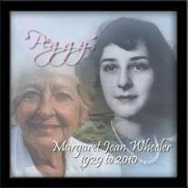 Margaret Jean Wheeler Obituary