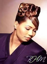 Then, let your pin if you want to go the extra mile, try styling your curls. Updo Hair Styles Blackhairmedia Com Pin Curl Updo Hair Updos Hair Styles