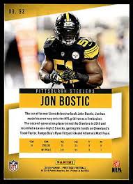 Jon Bostic 2019 Panini Prestige Xtra Points Card #92