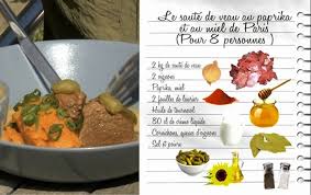 Saute De Veau Au Paprika Et Miel De Paris Les Carnets De Julie Recette De Julie Saute De Veau