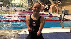 Ellie Challis celebrates award at National Para-swimming ...