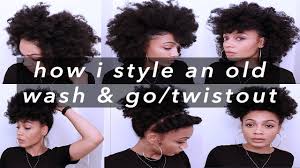 How I Style Old Wash Go S Twistouts Simple Natural Hairstyles Thenotoriouskia Twistout Hairstyles Natural Hair Styles Easy Hair Styles