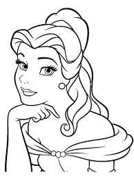Belle Coloring Page Free Below Is A Collection Of Beautiful Belle Coloring Page Wh Disney Princess Coloring Pages Belle Coloring Pages Princess Coloring Pages