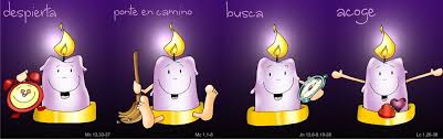 Cuarto Domingo De Adviento Novelty Lamp Candles Bible Stories