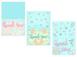 Thank your guests with a small gift. Baby Shower Thank You Cards Free Printable Daydream Into Reality