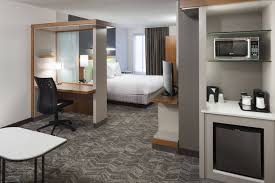 Springhill Suites Salt Lake City Airport King Suite Guestroom Hotels Holiday