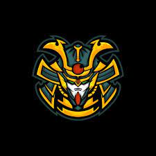 Samurai Robotic Head Mascot Sports Logo Design Robot Samurai Samurai