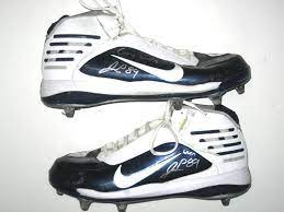 John Phillips Dallas Cowboys Game Worn Nike Cleats Game Wear Cowboy Games Nike Cleats