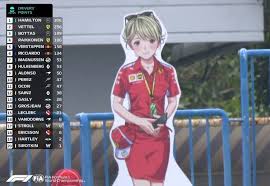 Having a cutout of someone creates a friendly environment that catches. An Anime Cardboard Cutout Of Britta Roeske Formula1