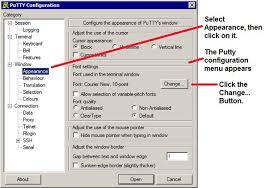 How to permanently change the font size in PuTTY