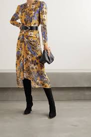 She has been performing since the age of ten. Saffron Raylee Floral Print Fil Coupe Silk Blend Crepe De Chine Midi Dress Veronica Beard Net A Porter