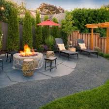 Outdoor Small Set Patio Chaise Lounge Chairs With Fire Pit Backyard Patio Designs Backyard Backyard Landscaping Designs