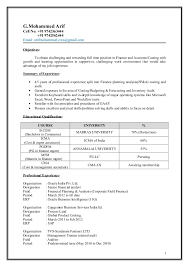 arif mohammed icwa cma resume