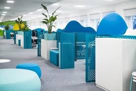 Bright Interior Colors And Office Design Ideas Inspiring Creativity In King Modern Office Design Swedish Design Office Design