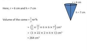 The formula for the volume of a right circular cone is given by \(\frac{1}{3} \pi r^{2} h\), where \(r\) is the radius of the cone and \(l\) is the slant height. Find The Volume Of A Right Circular Cone Shaped Building With A Height Of 3cm And A Radius Of Base 14 Brainly In