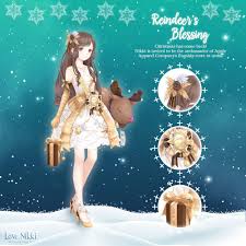 Reindeer S Blessing Love Nikki Dress Up Queen Wiki Fandom In 2020 Clothing Company Christmas Suit Nikki