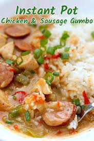 Instant Pot Chicken And Sausage Gumbo 365 Days Of Slow Cooking And Pressure Cooking Recipe Instant Pot Dinner Recipes Sausage Gumbo Chicken Gumbo Recipes