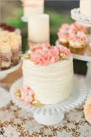 24 Spectacular One Tier Wedding Cakes Small Wedding Cakes Wedding Cake Gold Leaf Buttercream Wedding Cake