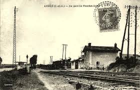 Luble I Et L Vue Interieure De La Gare De Le Tanchet Luble Saumur Chateau De La Loire Carte Postale