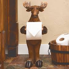 Acrylic toilet paper holder kitchen toilet paper holder stand wall mount mounted paper tissue rack hook modern black roll holder. Moose Standing Toilet Paper Holder
