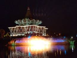 The miniature world in your garden all in one idea fountains fish ponds beautiful flower beds. Tatknows Kuching Waterfront Musical Fountain