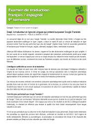 Service de traduction gratuite en anglais, allemand, espagnol, italien, russe, hebreu, portugais, chinois, japonais, français. Document Pour Pratiquer La Traduction Francais Espagnol Traductions Semiotique
