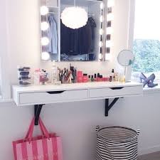 Vanity Table Vanity Shelves Beauty Room Vanity Girls Room Decor