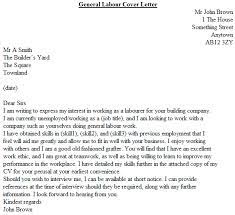 You're a scroll away from it. General Labour Cover Letter Example Icover Org Uk