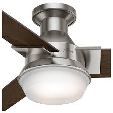 It will sit comfortably in a room of up to 120 ft2 or 12 m2. Hunter Morelli 1 Light 3 Blade Ceiling Fan 52 In Brushed Nickel 59140 Rona