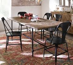 Hart Extending Dining Table Driftwood Limestone White 63 71 L Pottery Barn Metal Dining Chairs Dining Furniture Makeover Wooden Dining Room Chairs