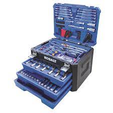 Kobalt 232 Piece Standard Sae And Metric Combination Polished Chrome Mechanics Tool Set In The Mechanics Tool Sets Department At Lowes Com