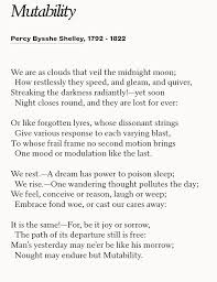 Poem Mutability By Percy Bysshe Shelley Percy Shelley Poems Poetry Words Poem Quotes